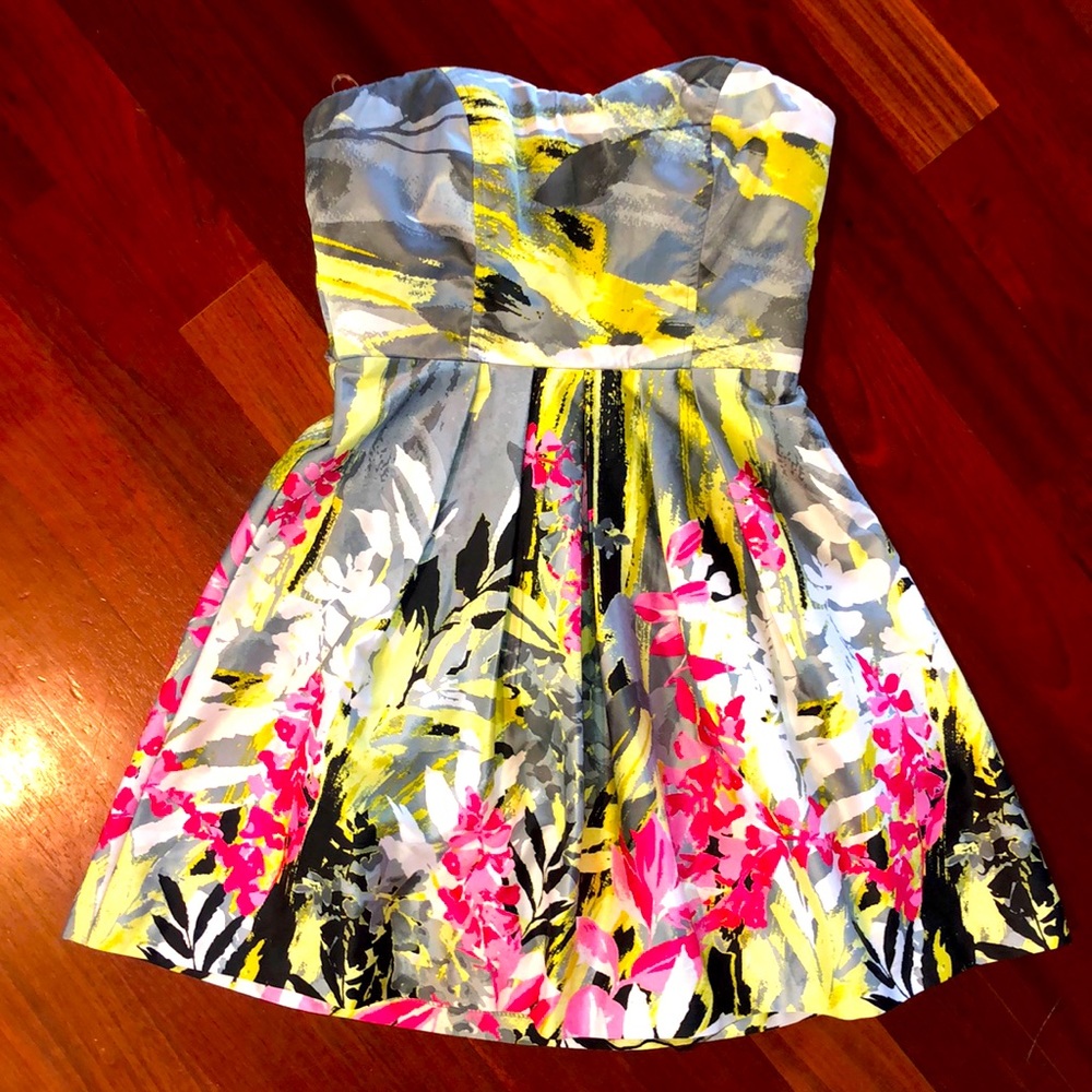 Floral mini A-line dress-size 9